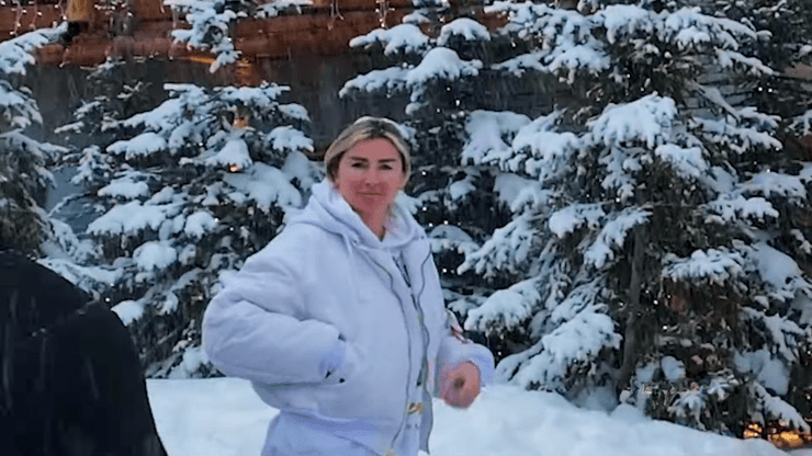 Супруга Андрея Бокарева, жена, Куршевель