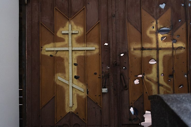 Ворота Церкви Рождества Пресвятой Богородицы (село Перемога)