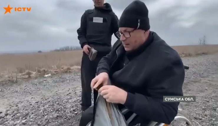 віктор лаптєв, російська окупація, без ніг, людина з інвалідністю