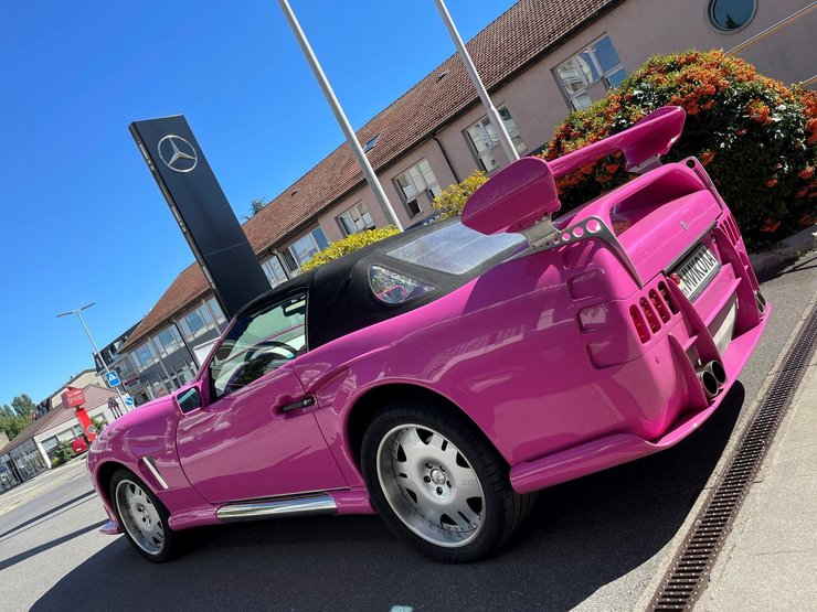 Mercedes Sbarro SL Roadster, Sbarro SL Roadster, Тюнинг Mercedes 600, Mercedes SL Sbarro, Mercedes-Benz SL600