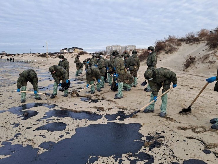 краснодарский край, анапа, анапа мазут, разлив мазута