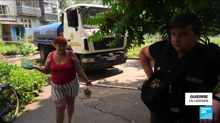 Обстрел Славянск съемочная группа журналисты оккупанты France24 ГСЧС спасатели