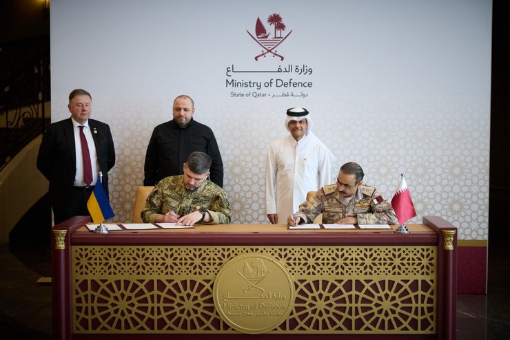 Подписание оборонного соглашения между Генштабами Украины и Катара