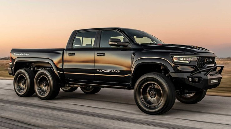 Hennessey Mammoth 1000 TRX 6x6, Hennessey Mammoth, Ram 1500 TRX, шестиколісний автомобіль