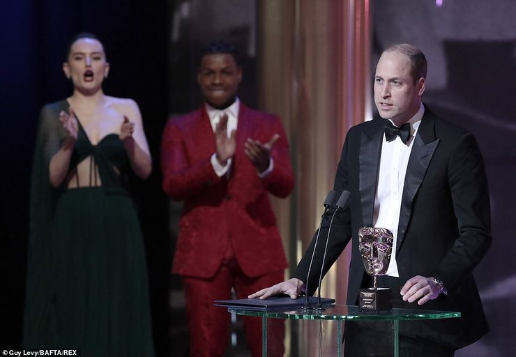 принц уильям, речь, бафта