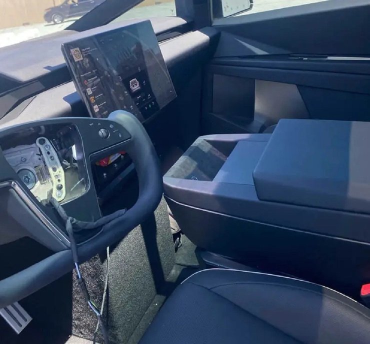 Tesla Cybertruck, Tesla Cybertruck 2023, новый Tesla Cybertruck, пикап Tesla Cybertruck, салон Tesla Cybertruck