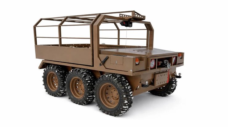 Тяжелый наземный дрон Mamont