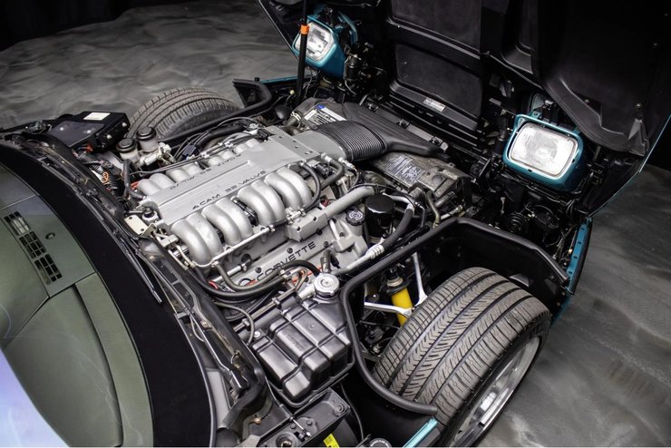 мотор шевроле корвет, Chevrolet Corvette, Chevrolet Corvette ZR1, Chevrolet Corvette 1990, Спорткар Chevrolet