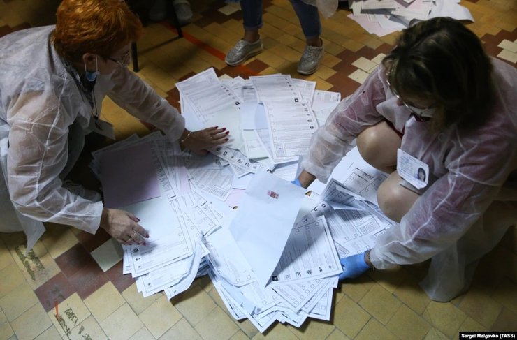 підрахунок бюлетенів