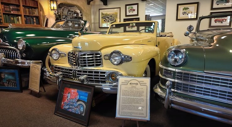 lincoln continental, кабриолеты, автомобильный музей