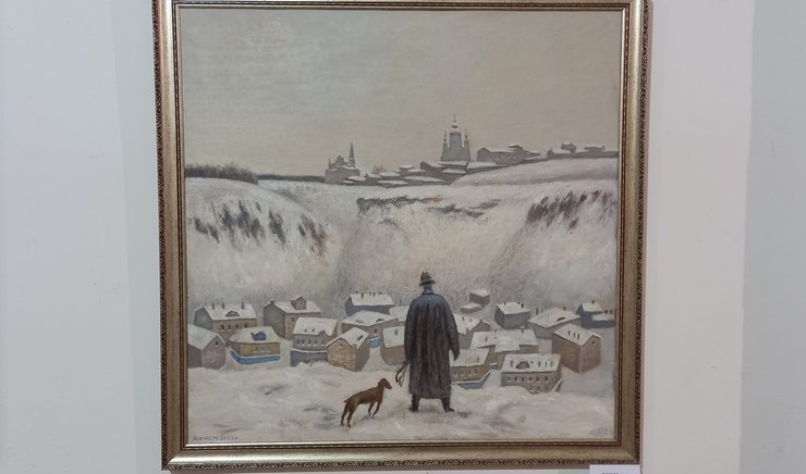 Яценко М. "Сказочная киевская зима", 2022. Такой столичная зима была явно до вторжения РФ