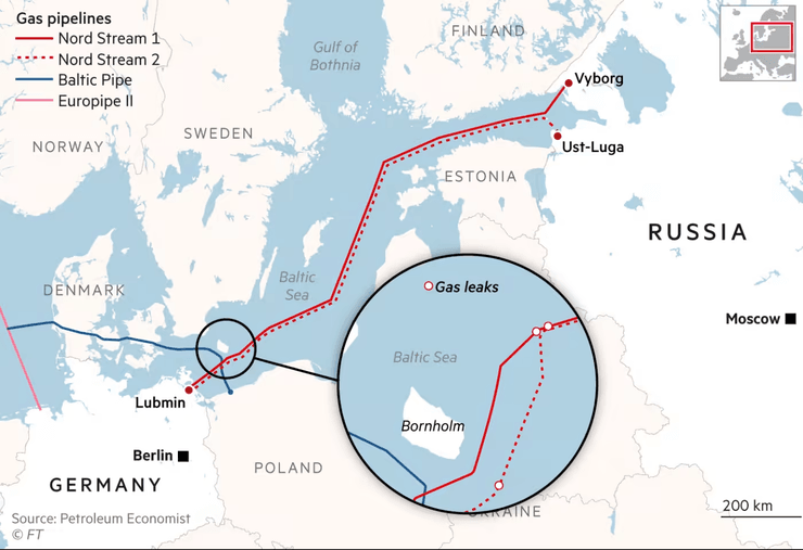 Газопровід, Північний потік підірвали, диверсія на Північному потоці, саботаж, підводний дрон, вибух на Північному потоці