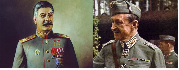 Батько-засновник незалежної Фіняндії маршал Маннергейм беззастережно прийняв ультиматум Сталіна заради того, щоб його країна могла жити в мирі.