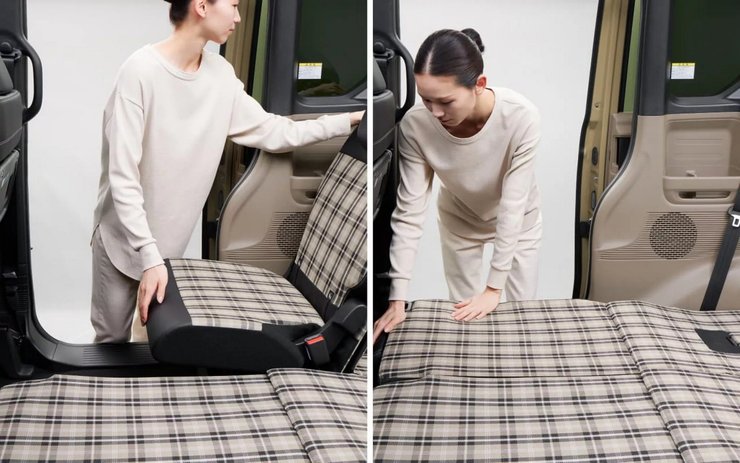 салон Honda N-Box Joy, Honda N-Box, новая Honda N-Box, дом на колесах, автодом Honda