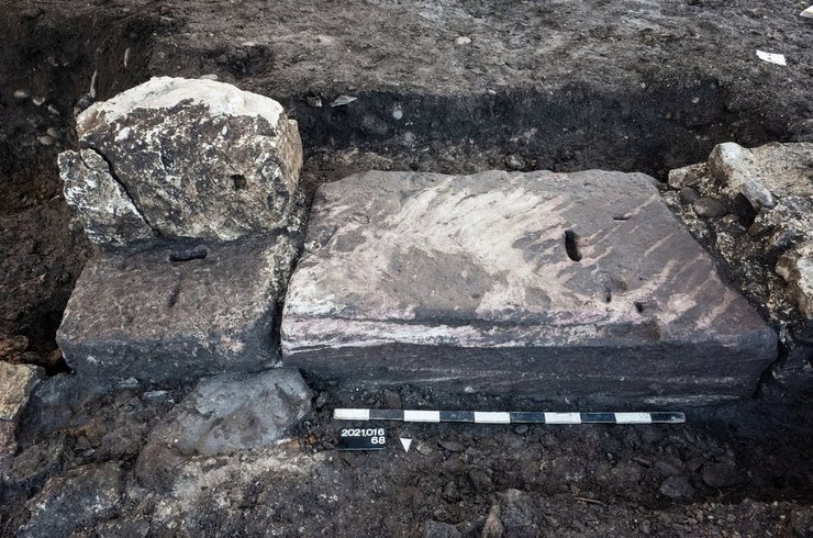 блоки песчаника, амфитеатр, снимок