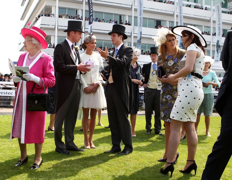 Кейт Миддлтон на Epsom Derby