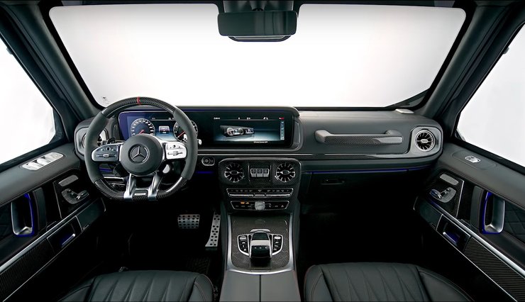 Салон Гелендвагена 2024, Mercedes Brabus 800, Brabus 800, Mercedes G-Class, тюнінг Mercedes G-Class, тюнінг гелендвагена