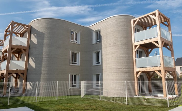 Рекордный многоквартирный дом напечатали на 3D-принтере всего за 34 дня