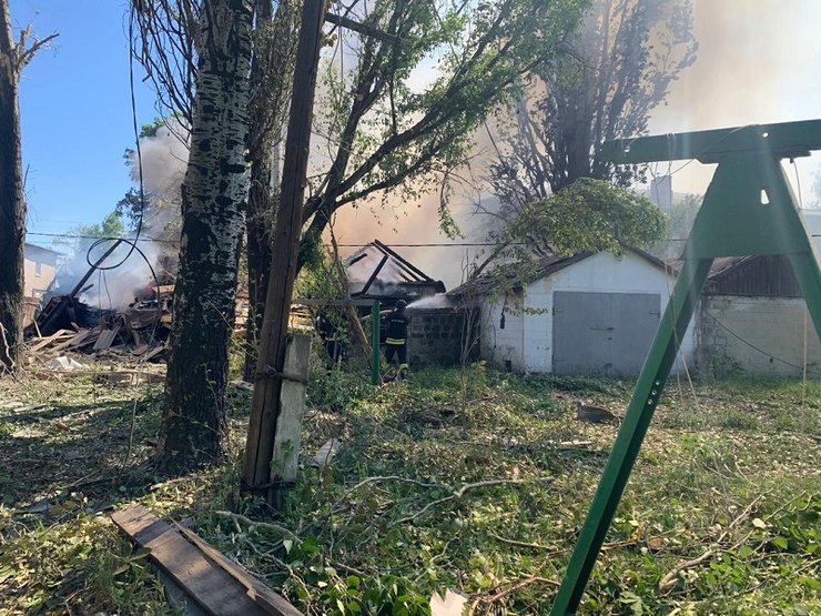 Обстрел Горняка 2