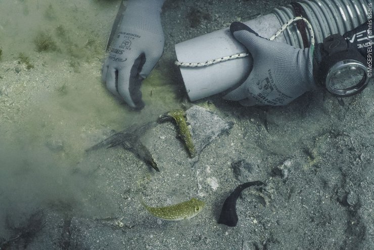 Корабль затонул вблизи Китеры