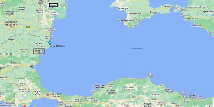 Місцевість у Чорному морі