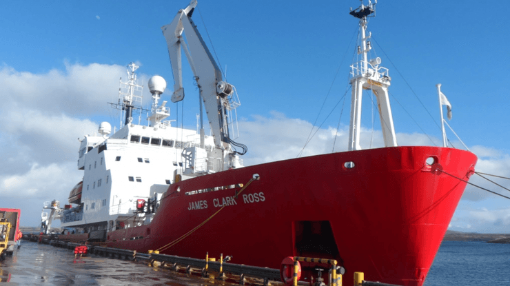 ледокол ноосфера, украинский ледокол, ледокол James Clark Ross, станция вернадского, евген дикий антарктика, украинский антарктический центр