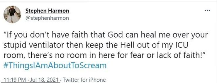 Стивен Хармон, смерть Стивена Хармона