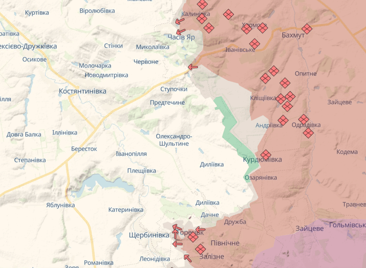 Ситуация на Краматорском и Торецком направлениях по состоянию на 11 января