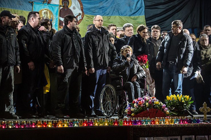 Майдан 2014, революція Гідності, Майдан, Тимошенко, Яценюк