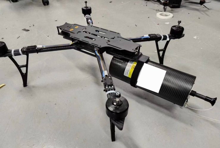 FPV, дрон, оптоволокно