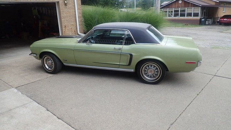 Ford Mustang Cobra Jet, Ford Mustang 1968, Ford Mustang, капсула времени