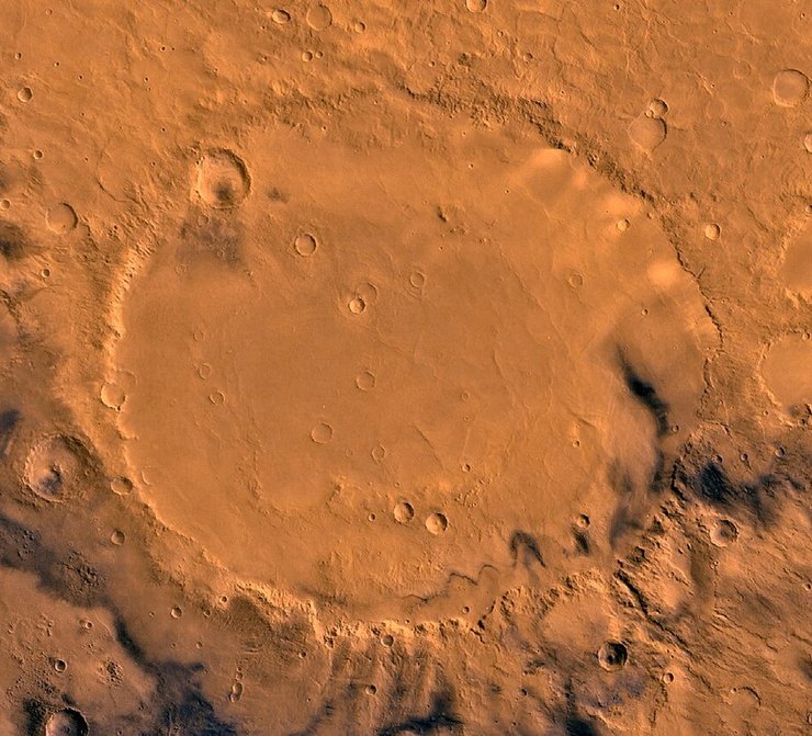 Mars Express показал, где на Марсе застрял герой фильма "Марсианин"