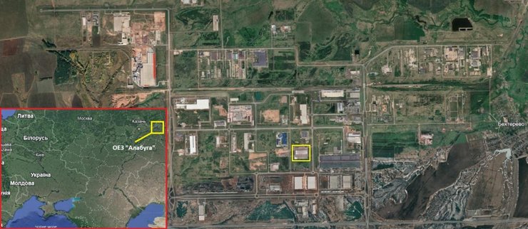 Мощности "Алабуга Машинеры" размещаются по адресу: ул. Ш-2, здание 5/12
