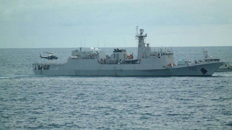 патрульний корабель у морі, NMS Unity (F92)