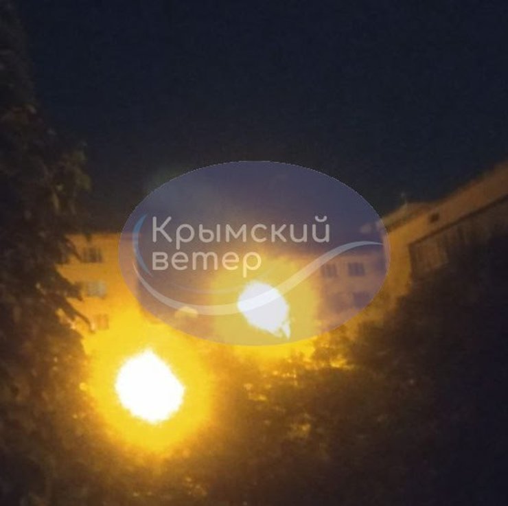 Падение обломков в Севастополе