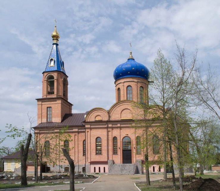 церква у Оріхові, яка могла фігурувати на відео з ФАБ-3000 РФ 12 липня