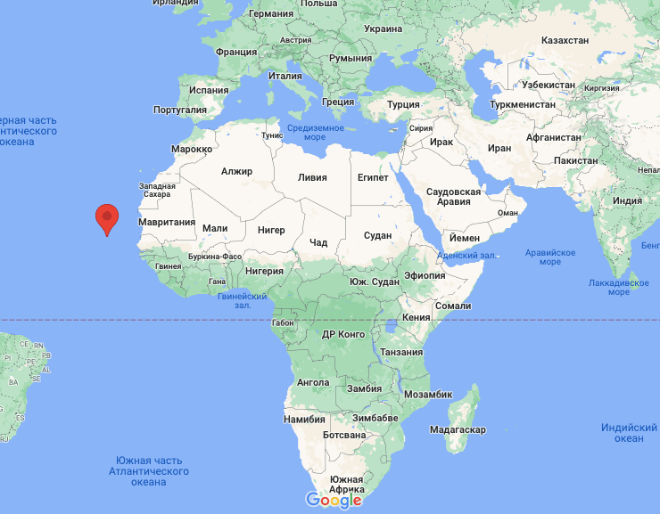 кабо-верде на карте