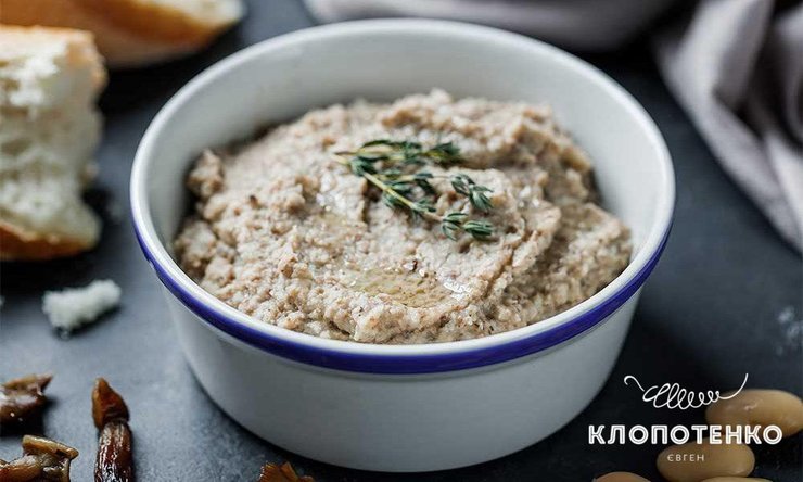 фасоль, паштет с фасолью