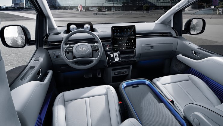 салон Hyundai Staria, Hyundai Staria HEV, новый Hyundai Staria, новый Hyundai Staria