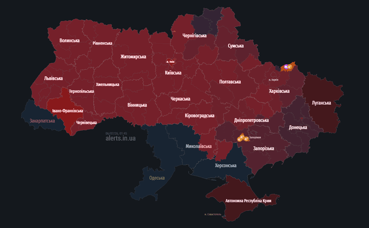 воздушная тревога 6 июля