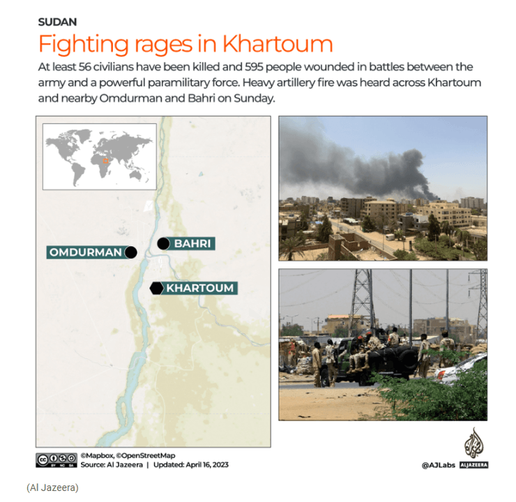 судан война, Судан, военный переворот Хартум, обстрелы Хартум