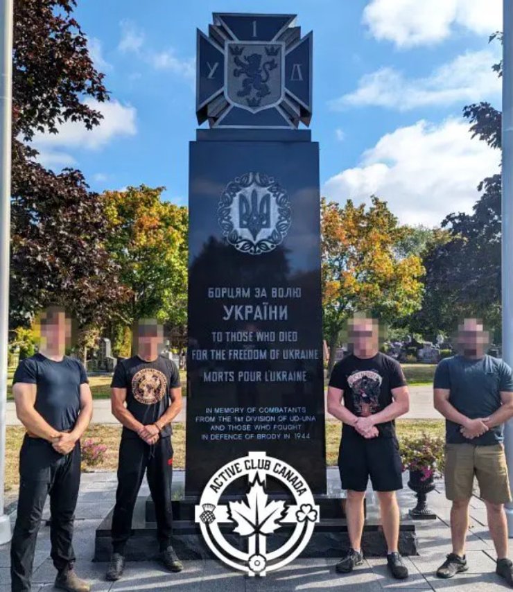 Оквілл, Канада, монумент, дивізія Галичина