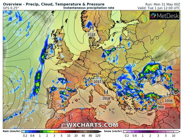 погода, прогноз погоды, погода в Украине, погода в Украине 1 июня