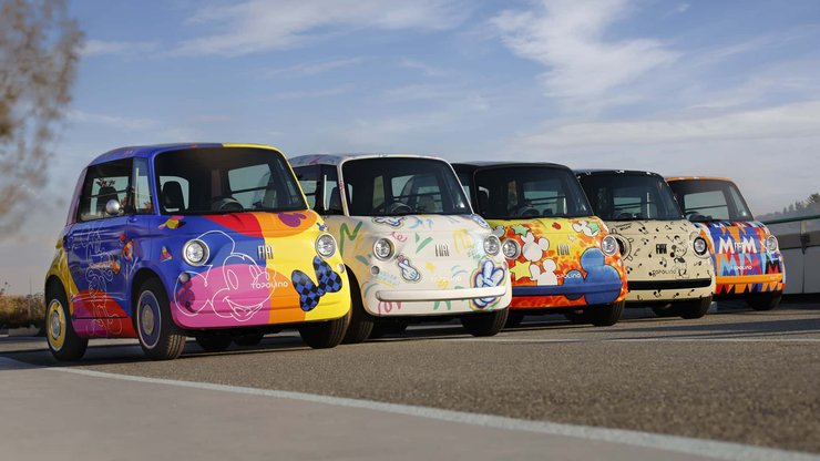 новый Fiat Topolino, Fiat Topolino 2023, Fiat Topolino, электромобиль Fiat, Микки Маус