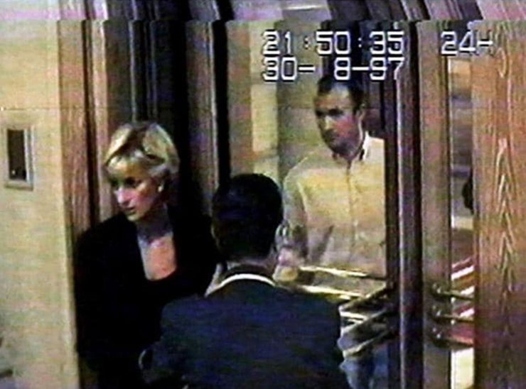 Принцесса Уэльская в отеле Ritz в Париже