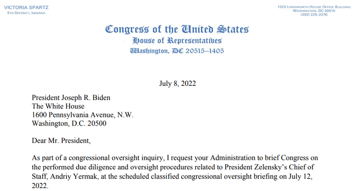 письмо байдену, Спартц