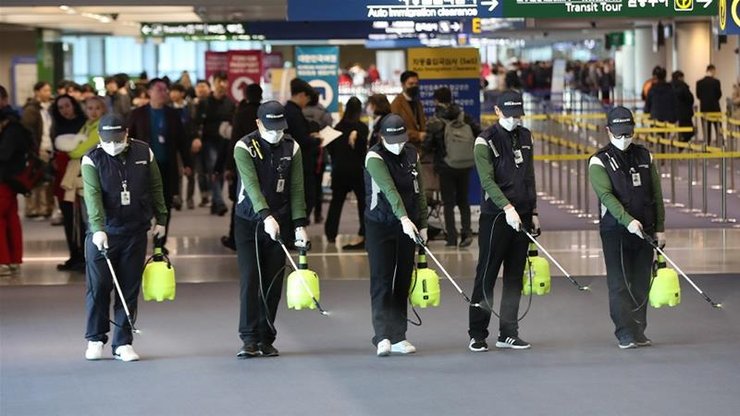 Китай, коронавирус, аэропорты в Китае