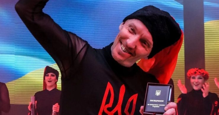Александр Гарбарчук в костюме казака