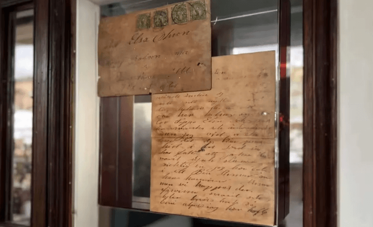 Письмо из Швеции пролежало в стене дома более 100 лет