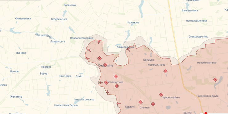 ВС РФ оккупировали село Архангельское в Донецкой области